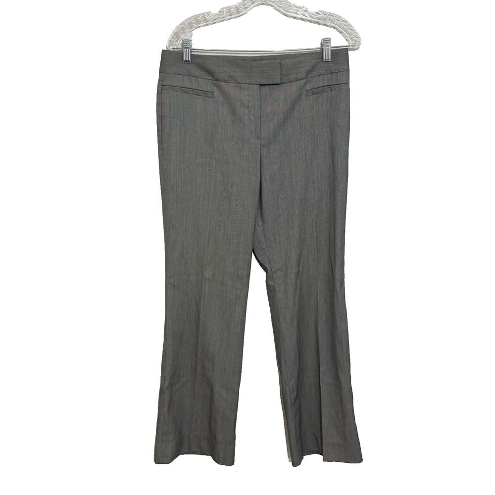 Lafayette 148 Wool Blend Gray/Black Dress Pants Size 8